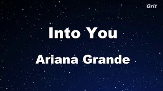 Into You - Ariana Grande Karaoke 【With Guide Melody】 Instrumental