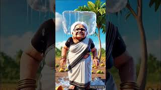 ये बुढ़िया तो सारे watermaleon का जिस पी गई 😱#youtubeshorts #trendingshorts #aivideo