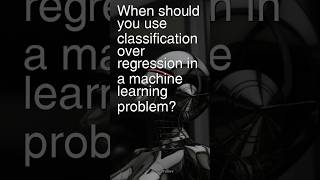 Today’s Question: When should use Classification over regression in Machine Learning? #interviewprep
