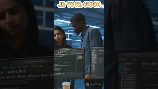 Jr  Coder vs Sr  Coder #status #coding #codeprep #reactjstutorial #correctcoding #codingtips #python