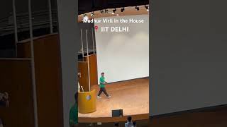 Madhur Virli is a famous stand up comedian and IIT Delhi Graduate #iit #iitian #iitdelhi #motivate