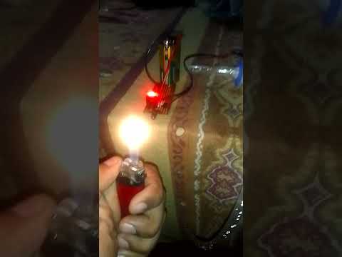 Fire detector project. #shorts #firedetection