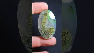 The Best Version of Scenic Moss Agate ✨️ #gemstone #agate #mossagate  #shorts #trending