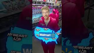 Restocking MrBeast labs at Walmart #mrbeastshorts #shortsvideo