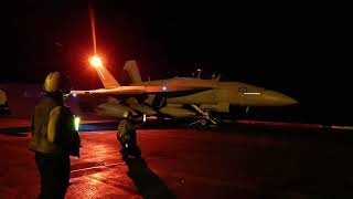 F/A-18F Super Hornet operationally using GBU-53 StormBreaker against Houthis