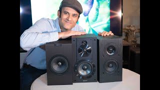 Comparison of Three Speakers: Sony Bookshelf, Pioneer Andrew Jones and KEF Q-150