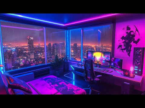 80's Lofi City ☔ lofi chill beats to relax/study to - Lofi Rain Playlist