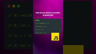 Correct variable declaration? #JSWTF #LetVsVar #CodingDebates #DevMemes #JavaScriptQuiz #devforall