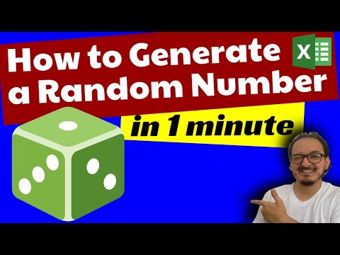🎲 How to generate a random number in Excel in 1 minute