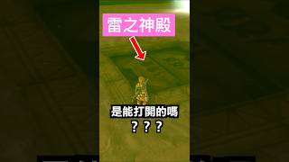 雷之神殿的機關🚪能打開嗎？ #薩爾達傳說 #王國之淚 #雷之神殿