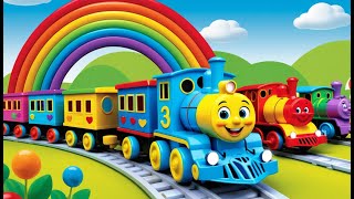 Choo Choo! The Train on the Track | Fun Kids Song About Trains and Travel | Sing Along Nursery Rhyme