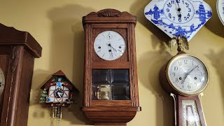 Small and Cute Kieninger Triple Chime Box Wall Clock