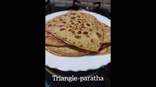 Three way of making triangle paratha | paratha recipe | simply cooking #youtubeshorts