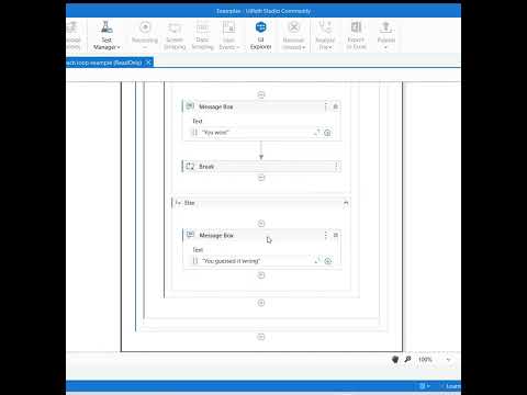 Upcoming "Game" Tutorial preview in UiPath Studio