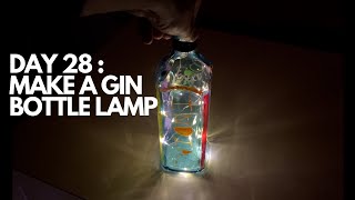 I made a Gin bottle lamp | DIY Lamp | Bottle lamp | Hacks | How to make DIY Lamp #shorts