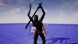 UE4C++_기본 공중콤보, 대시공격