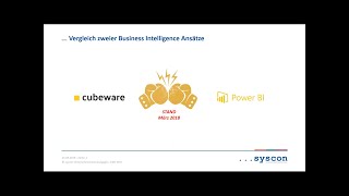 Cubeware Webinar: Vergleich Cubeware vs Power BI