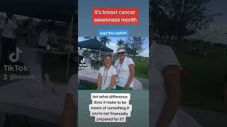 Breast Cancer Awareness. Month Are you financially prepared? read description