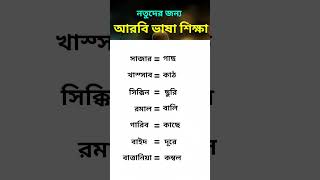 আরবি ভাষা শিক্ষা|সৌদি ভাষা শিখুন |#shorts #saudivasa #arbivasha #vasaguru #সৌদিভাষা