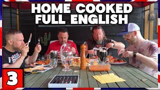 Americans FIRST TRIP to ENGLAND: Day 3 (Homemade Full English, London)