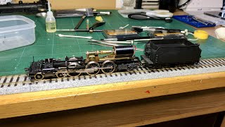 鉄道模型16番 中村精密C52 メンテナンス中