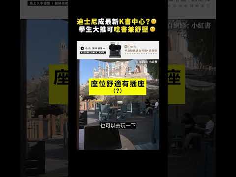 迪士尼成最新K書中心？🤨 學生大推可唸書兼舒壓 🤨｜志祺七七 Shorts #shasha77