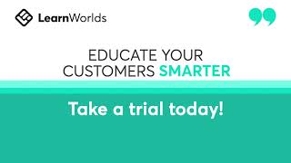 Customer Training Done Right with  LearnWorlds