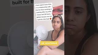 UK Heatwave Reality! Surviving the Hottest Days with a Fan and Screen Time