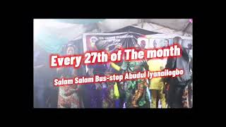 Our Monthly program jingle. Come and God bless you