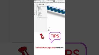 How to draw combination spanner in solidworks #shorts