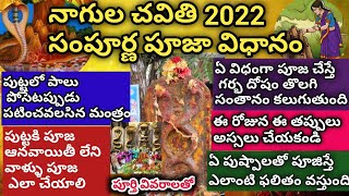Nagula Chavithi Pooja Vidhanam | Nagula Chavithi pooja vidhi | నాగుల చవితి పూజా విధానం & విశిష్టత