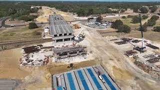 Mega Bridge Beam Installation on the Bunbury Outer Ring Road