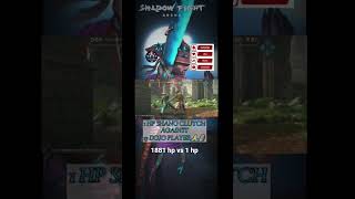 1 HP CLUTCH😱 against Dojo 13 player!!! #shorts  #shadowfight4arena #shadow #shots #1v1challenge