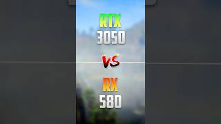 RTX 3050 vs RX 580