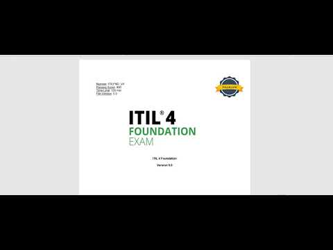 ITIL 4 Foundation Exam Preparation | Q101-Q125