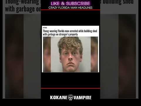Crazy Florida Man Headlines #funnyshorts #weirdnews #floridaman