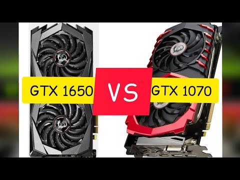 GTX 1650 vs GTX 1070