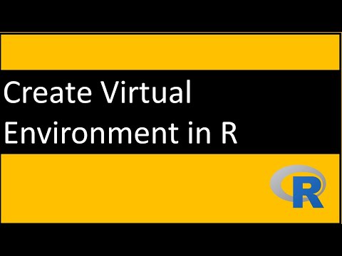 how to create virtual environment in R