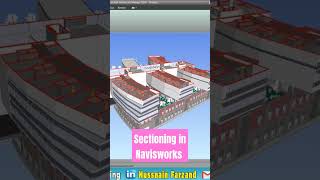 sectioning in Navisworks #bim #sectioning #navisworks #hussnainfarzand #tutorial #design #civileng