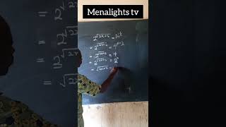 Can You Solve This? ✨️😍♻️ #tricks #viralvideo #bece2024 #menalightstv #surds_and_indices