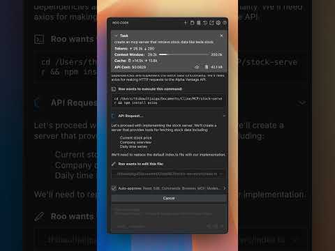 Create a Stock Price MCP server in seconds