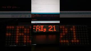 Clock Dot Matrix Arduino #Arduino #dotmatrix