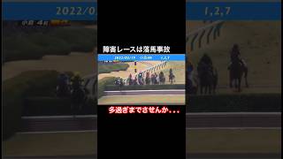 障害レースは落馬事故が多すぎる...