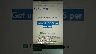 Earn money online survey jobs #parttimejob #makemoneyonline #onlinejobs #paidsurveys #remotework