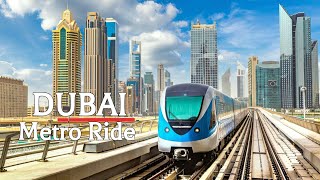 DUBAI Metro Ride: Exploring the Red and Green Lines
