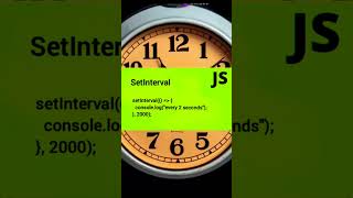 setTimeout Vs setInterval in Javascript Explained #codinginterview#jstips #javascript#frontendcourse