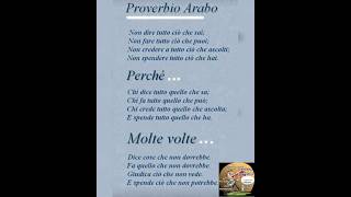 Proverbio Arabo #justfunnyworld #filosofia