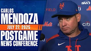 Carlos Mendoza calls Ronny Mauricio 'incredible' in Mets win over Giants