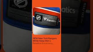 NEW New York Rangers White Away Men's Fanatics Breakaway Jersey - 3XL