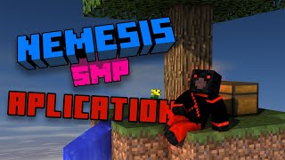 Minecraft But it is a Nemesis SMP application (#nemesissmp)